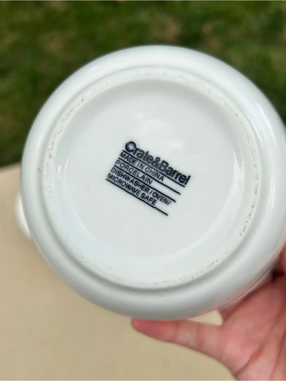 Crate & Barrel Porcelain Soup Bowls Set of 3